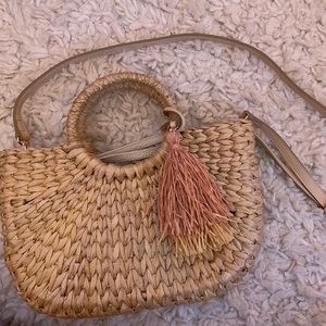 Lauren Conrad Wooven Crossbody Bag